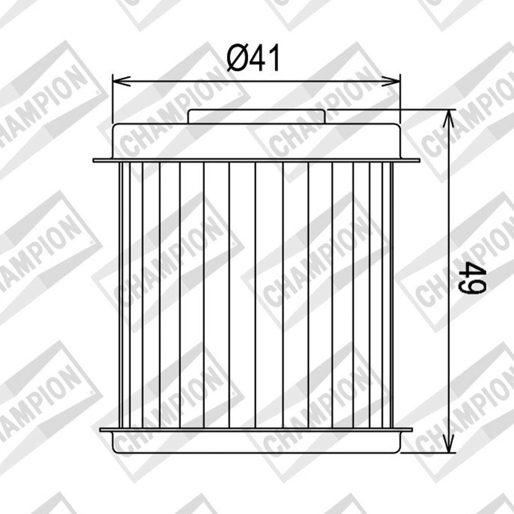 OIL FILTER CHAMPION - COF068 (168)