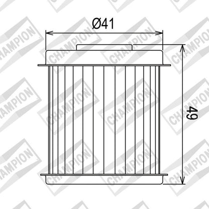 OIL FILTER CHAMPION - COF068 (168)