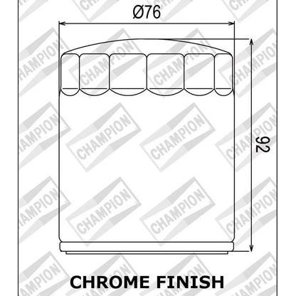 OIL FILTER CHAMPION - COF071C (171C)