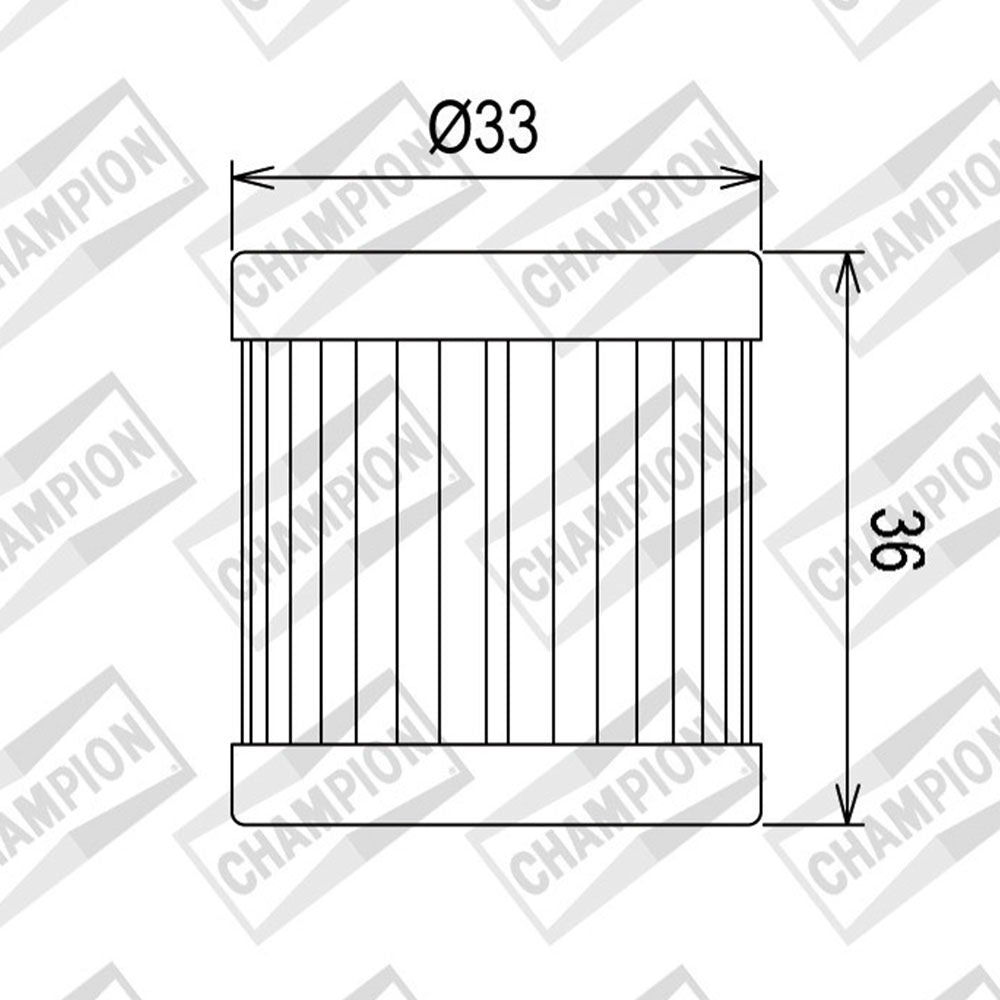 OIL FILTER CHAMPION - COF081 (181)