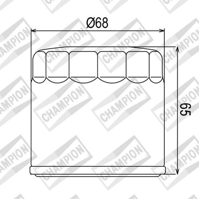 CHAMPION OIL FILTER ELEMENT - COF091 (191)