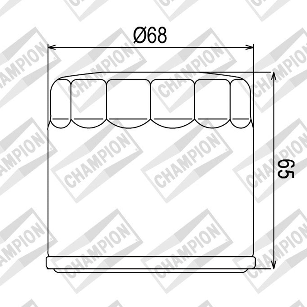 Champion - OIL FILTER CHAMPION - COF091 (191) - Shark Leathers