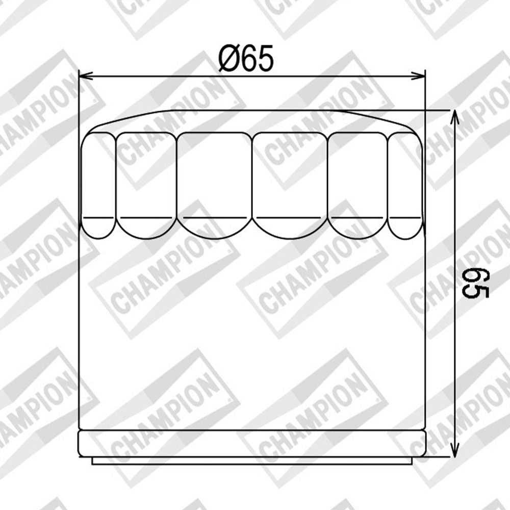 Champion - OIL FILTER CHAMPION - COF453 (553) - Shark Leathers