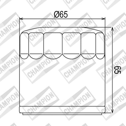 Champion - OIL FILTER CHAMPION - COF453 (553) - Shark Leathers