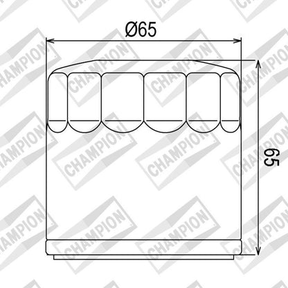 Champion - OIL FILTER CHAMPION - COF454 (554) - Shark Leathers