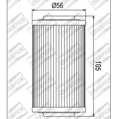 Champion - OIL FILTER CHAMPION - COF456 (556) - Shark Leathers