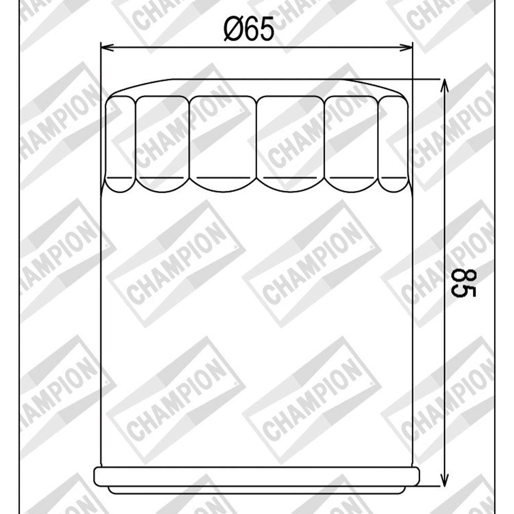 Champion - OIL FILTER CHAMPION - COF521 (621) - Shark Leathers