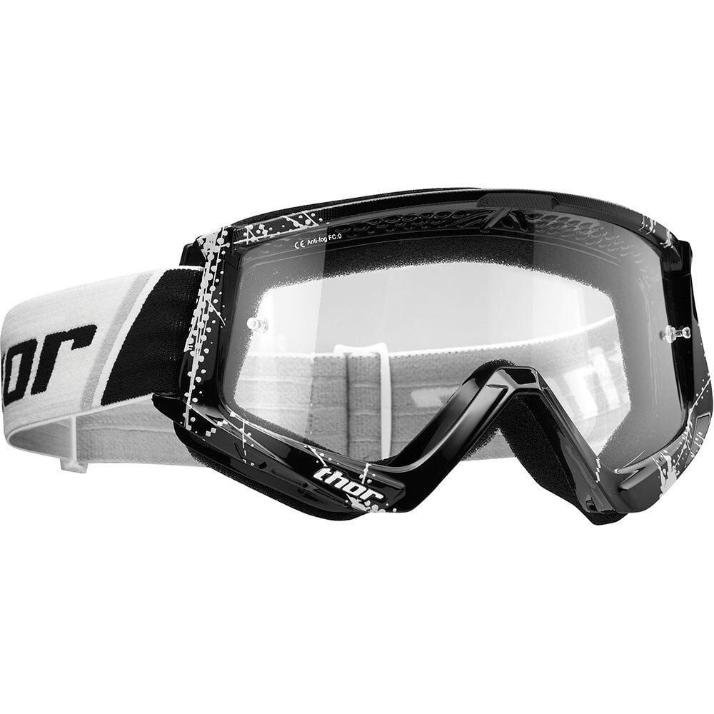 Thor Combat Youth Goggle Web Black/White