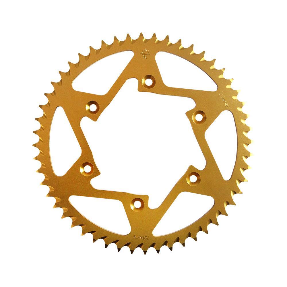 JT Alloy - JT ALLOY RACING SPROCKET - 53T 420P - GOLD/SILVER - Shark Leathers