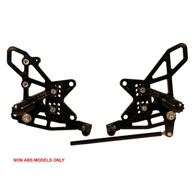 VORTEX - REARSETS V2 : KAWASAKI ZX-10R Non ABS Models ONLY.