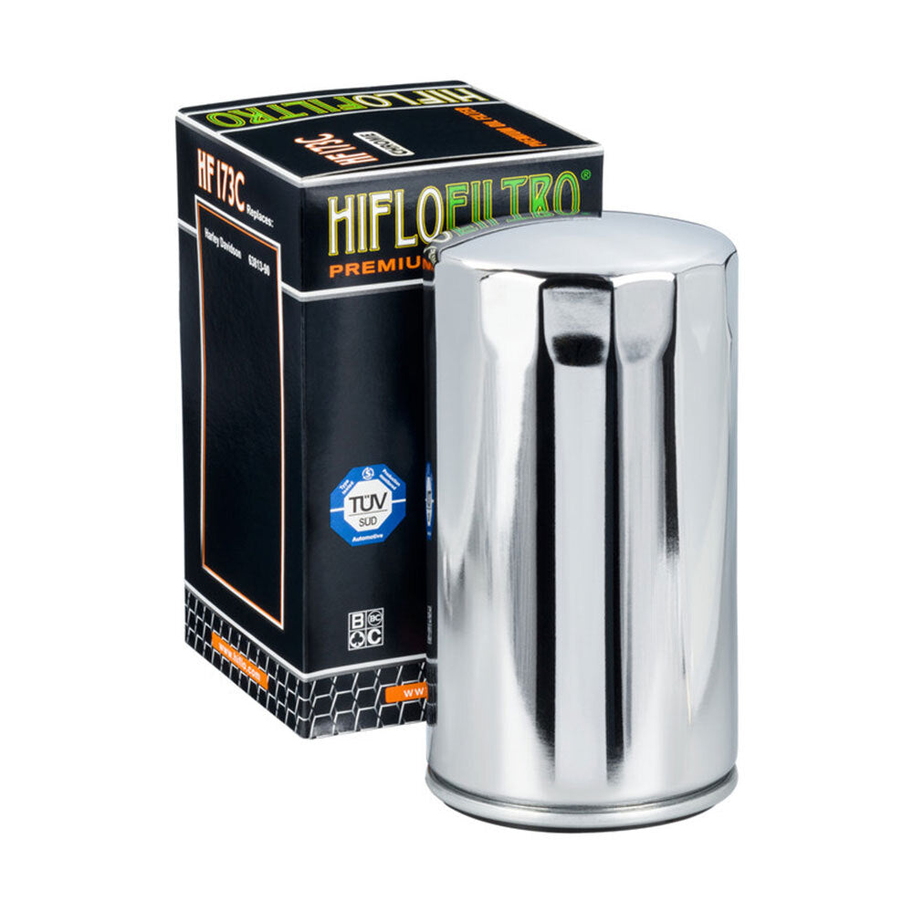 HIFLOFILTRO - HIFLOFILTRO - OIL FILTER HF173C CHROME  CTN50 - Shark Leathers
