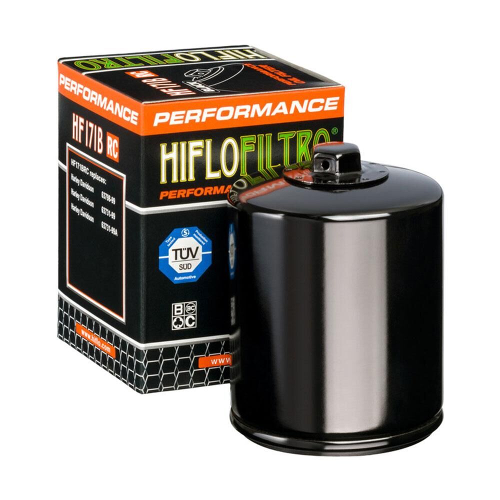 HIFLOFILTRO - OIL FILTER HF176BRC BLACK H.D.