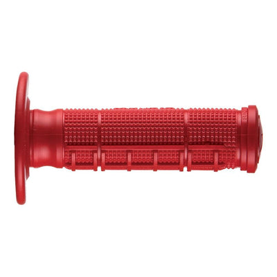 ARIETE GRIPS - UNITY HALF WAFFLE - MX - ASP COMPOUND - RED - 115mm Closed End