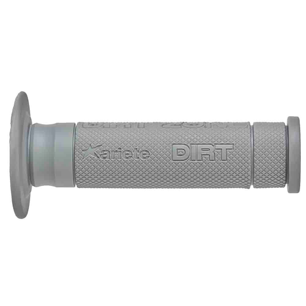 ARIETE HAND GRIPS - DIRT ZONE - GRAY 135mm Open End 02647