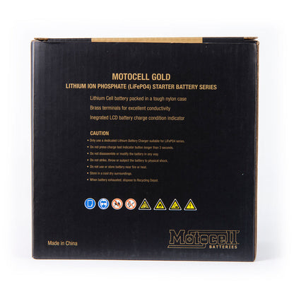 Motocell Batteries - MOTOCELL LITHIUM GOLD - MLG14 48WH CN8 (DG9.2 - UN3480) - Shark Leathers