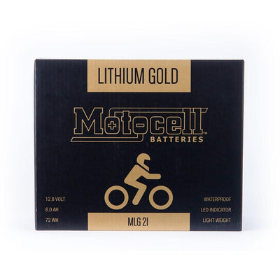 MOTOCELL LITHIUM GOLD MLG21 BATTERY 72WH LiFePO4