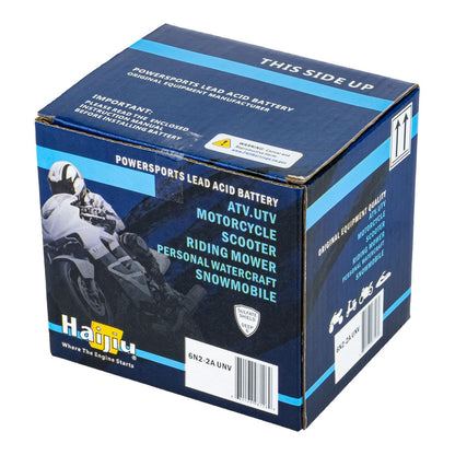 BATTERY 6N2-2A-UNV : HAIJIU STD [2Ah] WAP CTN12 (DG8.2 - UN2796)