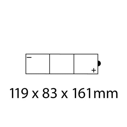 Roadstar Batteries - BATTERY B38-6A : RS STD [13AH] WAP CTN6 (DG8.2 - UN2796) - Shark Leathers
