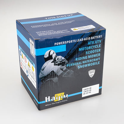 Roadstar Batteries - BATTERY 12V WAP: 12N7D-3B [7AH] CTN4/6 (DG8.2 - UN2796) - Shark Leathers