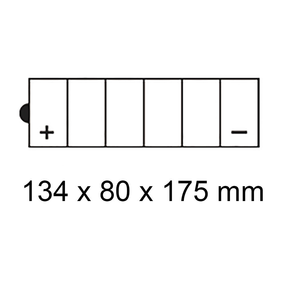 Roadstar Batteries - ROADSTAR, HD: CB12C-A / T4 [12Ah] (DG8.2 - UN2796) - Shark Leathers