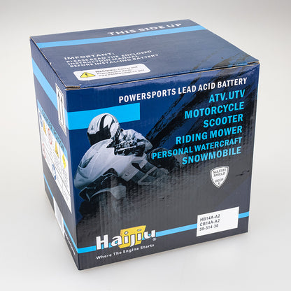 Roadstar Batteries - ROADSTAR, HD: CB14A-A2 / T7 [14Ah] CTN6 (DG8.2 - UN2796) - Shark Leathers