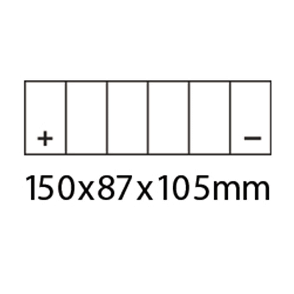 Roadstar Batteries - ROADSTAR, MF: CTX9-BS / T4 [8Ah] CTN6 (DG8.2 - UN2796) - Shark Leathers