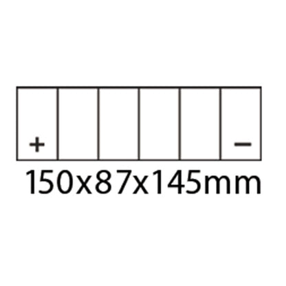 Roadstar Batteries - ROADSTAR, MF: CTX14-BS / T4 [12Ah] CTN6 (DG8.2 - UN2796) - Shark Leathers