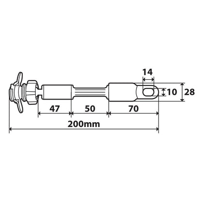 CPR - LAMPA MIRROR MOUNT FIXING SYSTEM FOR OPTI-CASE - Shark Leathers