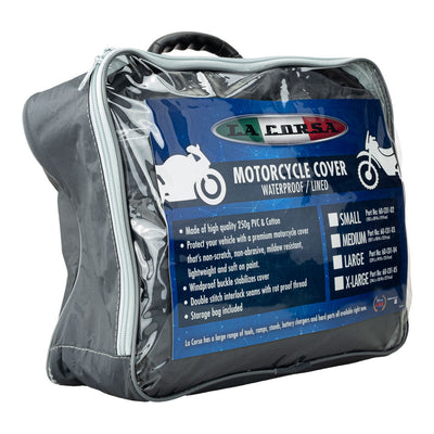LA CORSA MOTORCYCLE COVER - WATERPROOF / LINED XXL La Corsa
