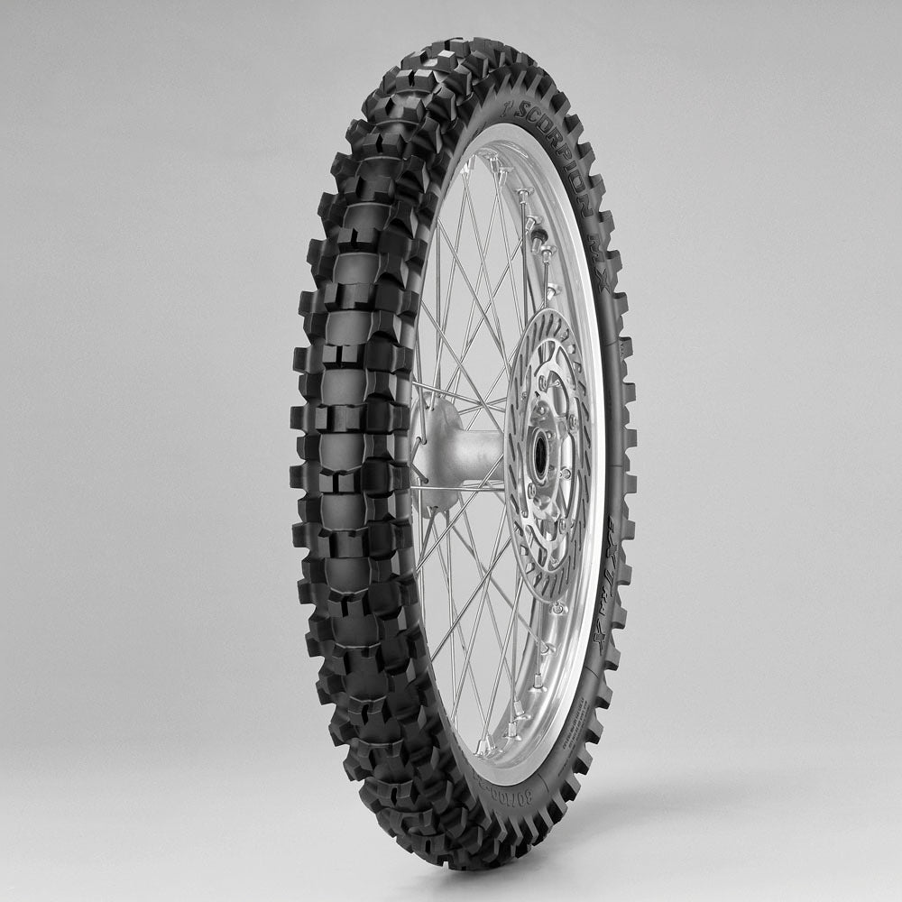 Pirelli - PIRELLI SCORPION MX EXTRA X FRONT 80/100-21 M/C 51M MST - Shark Leathers