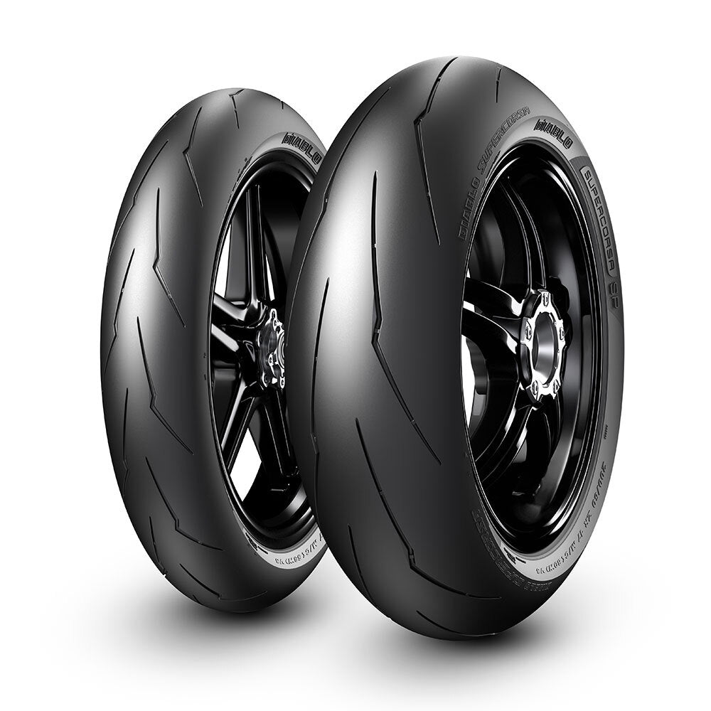 Pirelli - PIRELLI DIABLO SUPERCORSA SP V3 FRONT 120/70ZR17 M/C (58W) TL - Shark Leathers