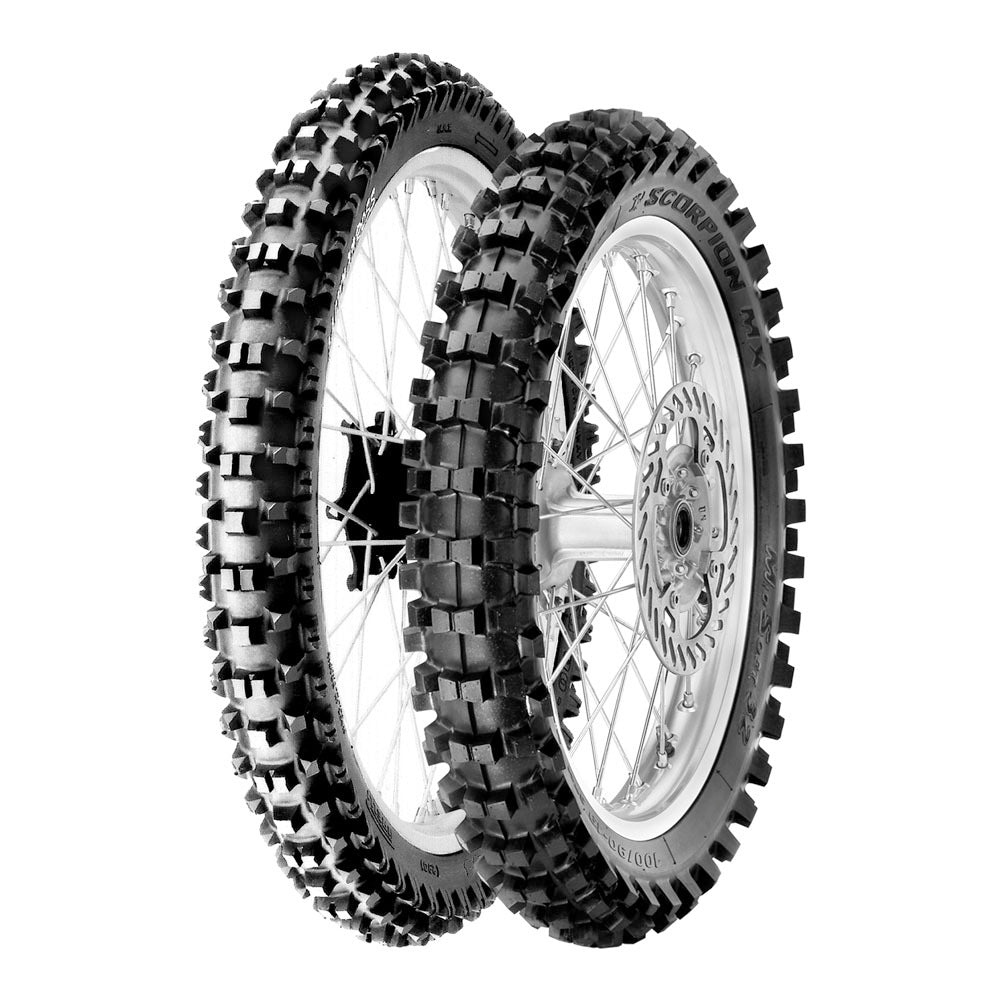 Pirelli - PIRELLI SCORPION XC INTER MID SOFT 120/100-18 68M NHS - Shark Leathers