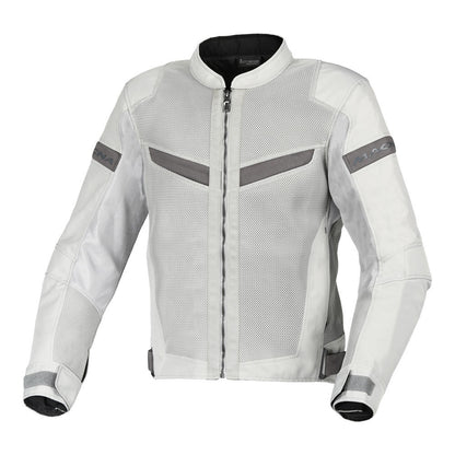 Macna - Macna Jacket Velotura Light Grey M - Shark Leathers