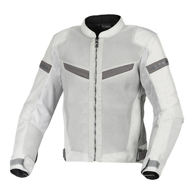 Macna - Macna Jacket Velotura Light Grey L - Shark Leathers