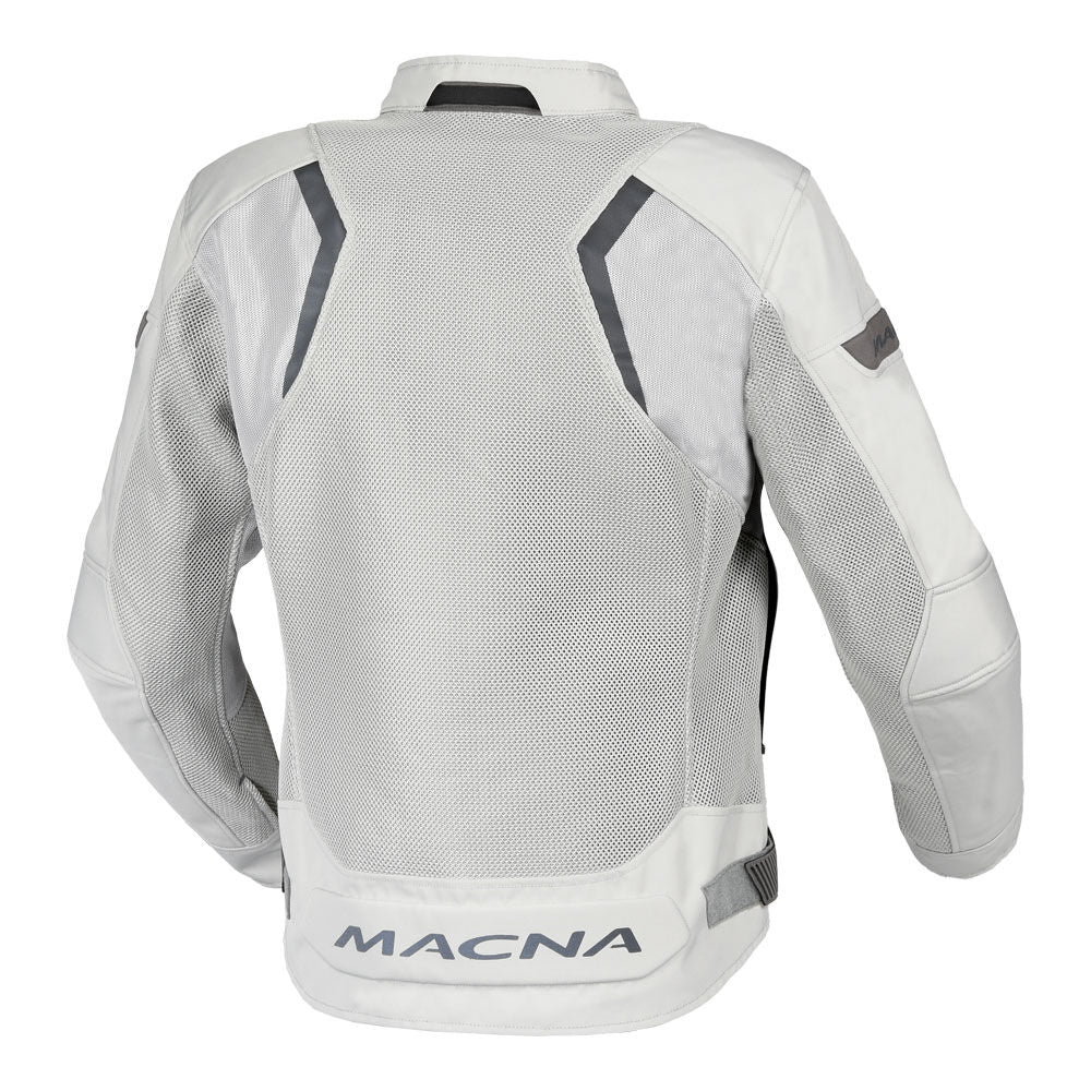 Macna - Macna Jacket Velotura Light Grey L - Shark Leathers