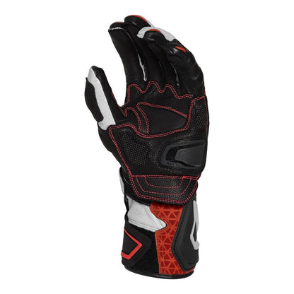 Macna Track R Gloves Red/ White/ Black Small