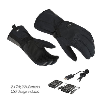 Macna - Macna Gloves Unite 2.0 RTX Heated Kit Black - Shark Leathers