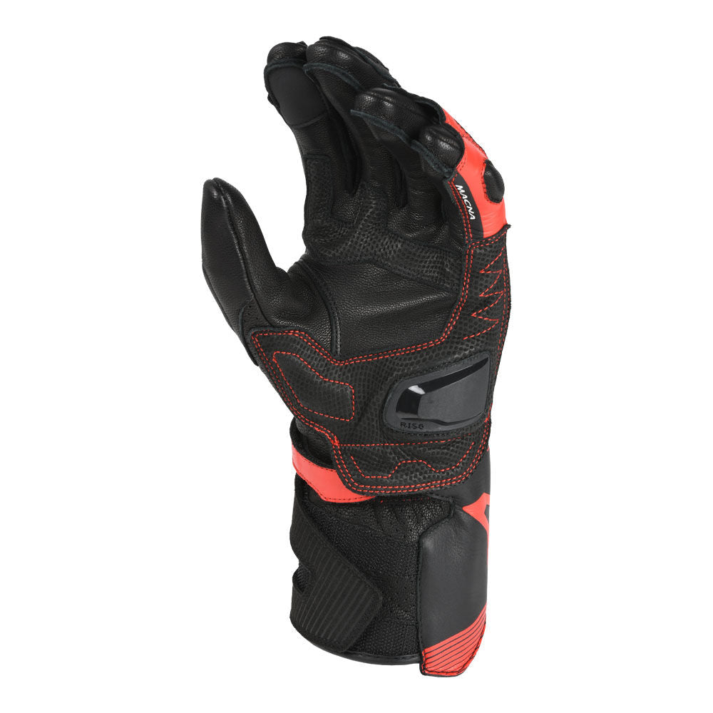 Macna - Macna Gloves Thandor Black/Red - Shark Leathers