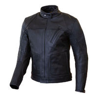 Merlin Jacket Gable W/P Leather Black