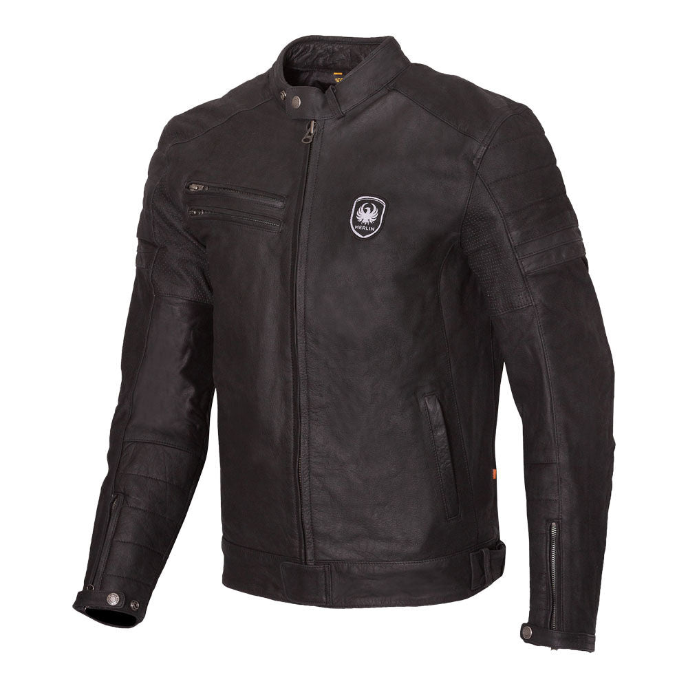 Merlin Jacket Alton II D3O Leather Black 40 M 104441