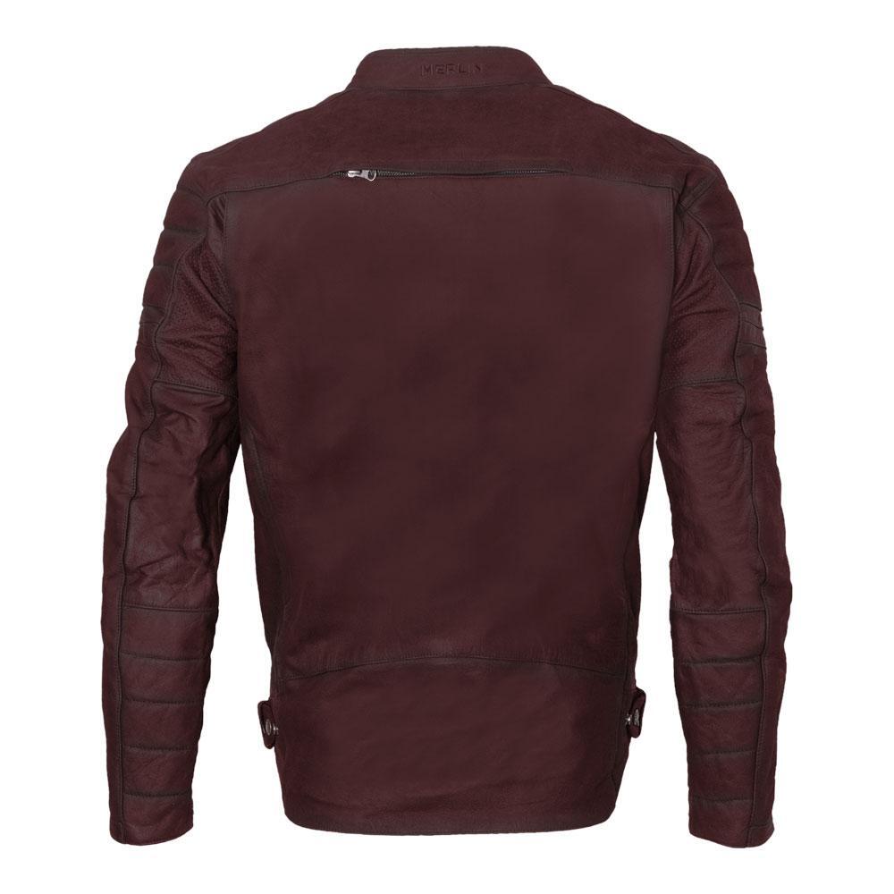 MERLIN ALTON II D3O® LEATHER JACKET OXBLOOD