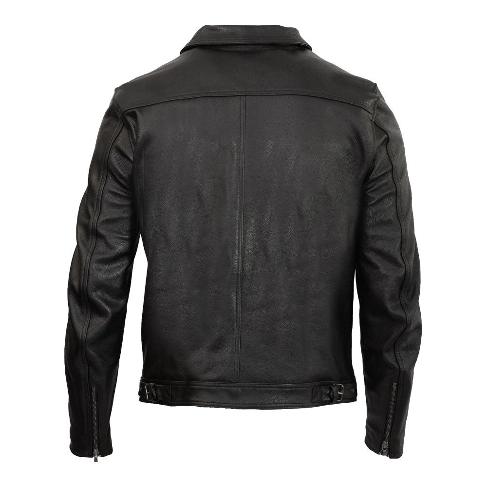 Merlin - Merlin Jacket Kingsbury D3O Leather Black - Shark Leathers