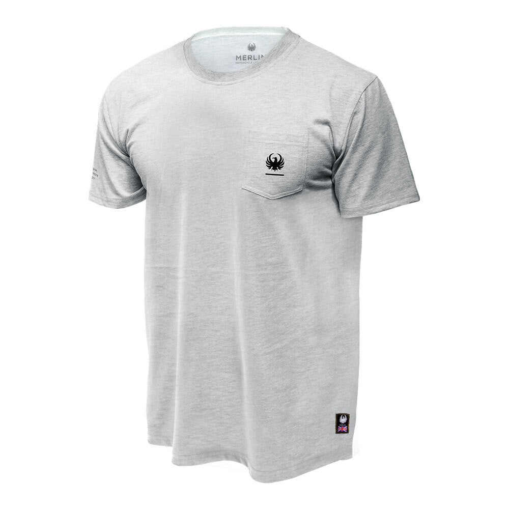 Merlin - Merlin T-shirt Walton Grey - Shark Leathers