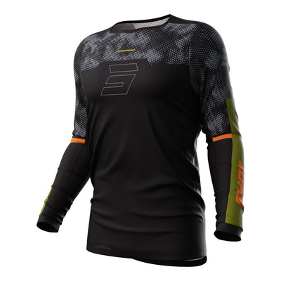 Shot Gear - SHOT CONTACT PATROL JERSEY BLACK KAKI 2XL - Shark Leathers