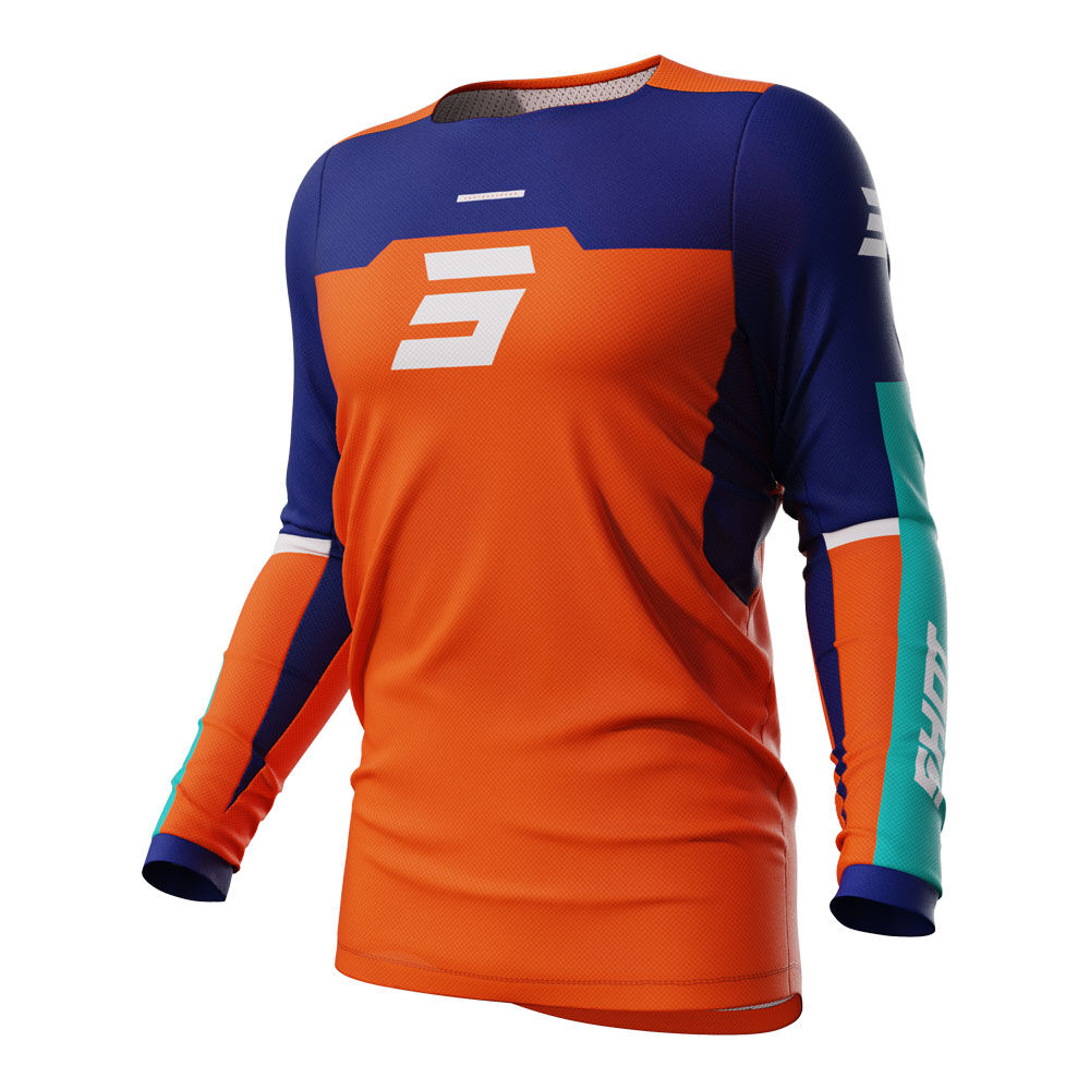 Shot Gear - SHOT CONTACT JERSEY IRON ORANGE M - Shark Leathers