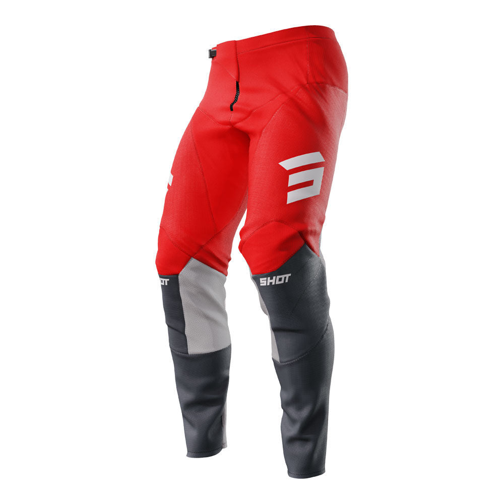 Shot Gear - SHOT CONTACT PANTS IRON RED 32 - Shark Leathers