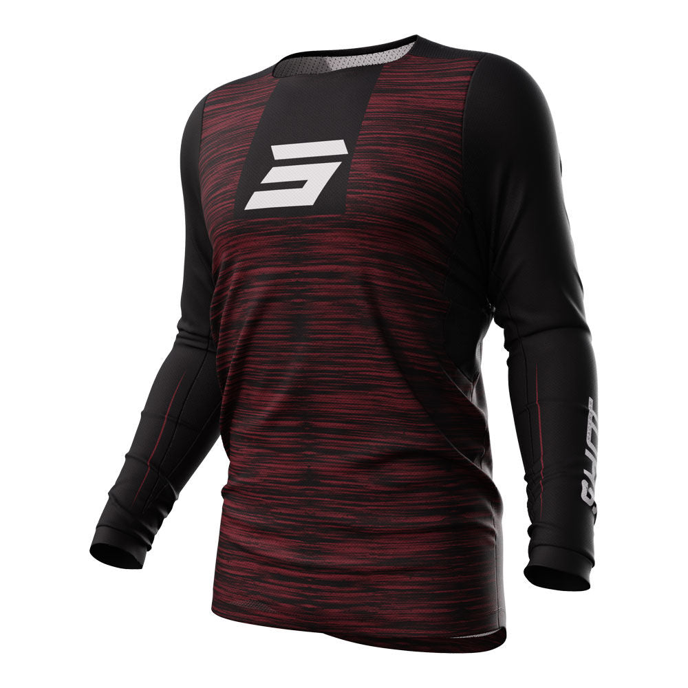 Shark Leathers - SHOT CONTACT JERSEY SKILL BURGUNDY S - Shark Leathers