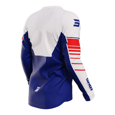 Shot Gear - SHOT DEVO JERSEY PEAK BLUE L - Shark Leathers