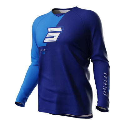 Shot Gear - SHOT RAW JERSEY SQUAD BLUE S - Shark Leathers