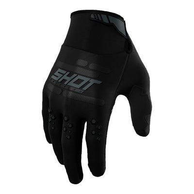 Shot Gear - SHOT VISION GLOVES BLACK 09/M - Shark Leathers